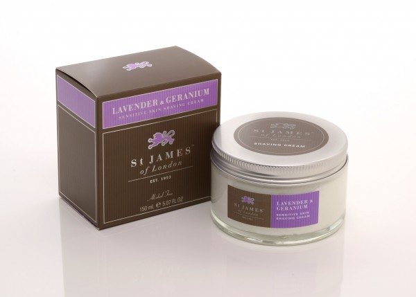 Lavender & Geranium Shaving Cream Jar